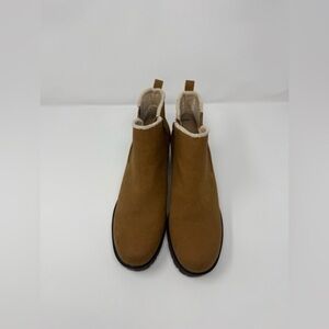 Baretraps Tan Fur Anklet Boots